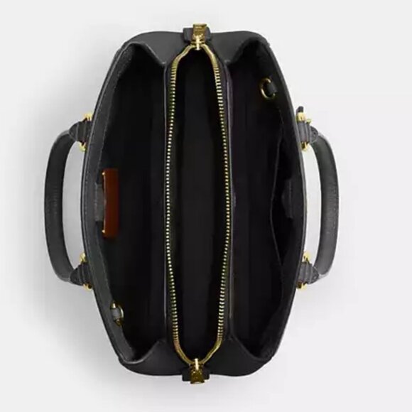 Coach Savannah Small Carryall Bag Black - Picture 2 of 5